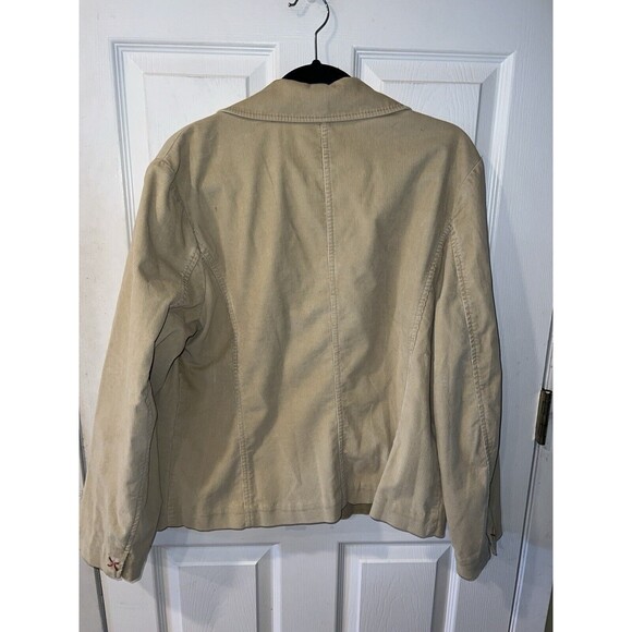 J JILL Jacket Womens L Corduroy Blazer Snap Front Stretch Gilmore Girls inspire - Picture 7 of 8